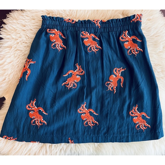 Anthropologie Dresses & Skirts - Pepa Loves Octopus Skirt Medium Navy Blue NWT